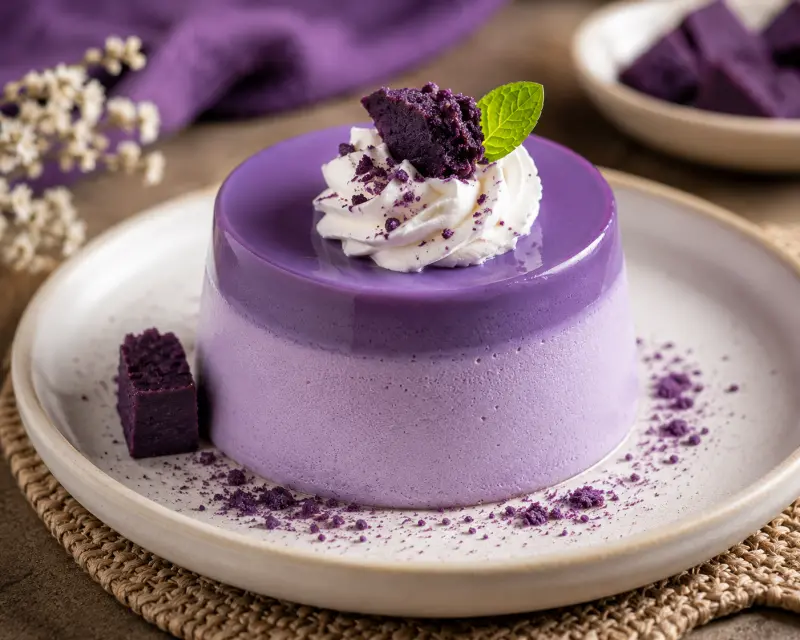 Ube Panna Cotta