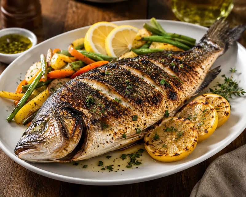 Grilled Sea Bass