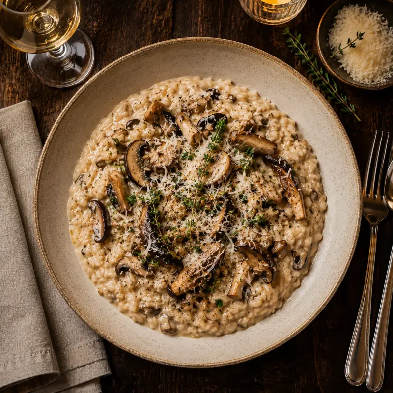 Mushroom Risotto