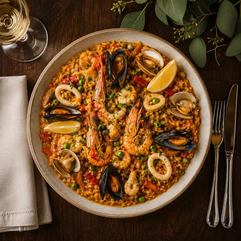 Seafood Paella